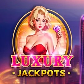 Luxury Jackpots logo by Triple Cherry at Ritzo Casino